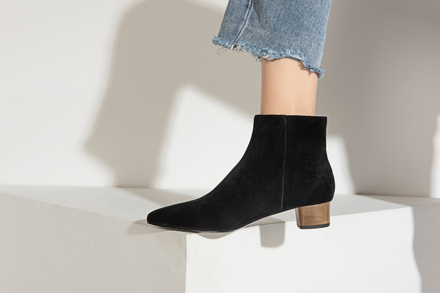 Wesley ankle boots in black FINAL