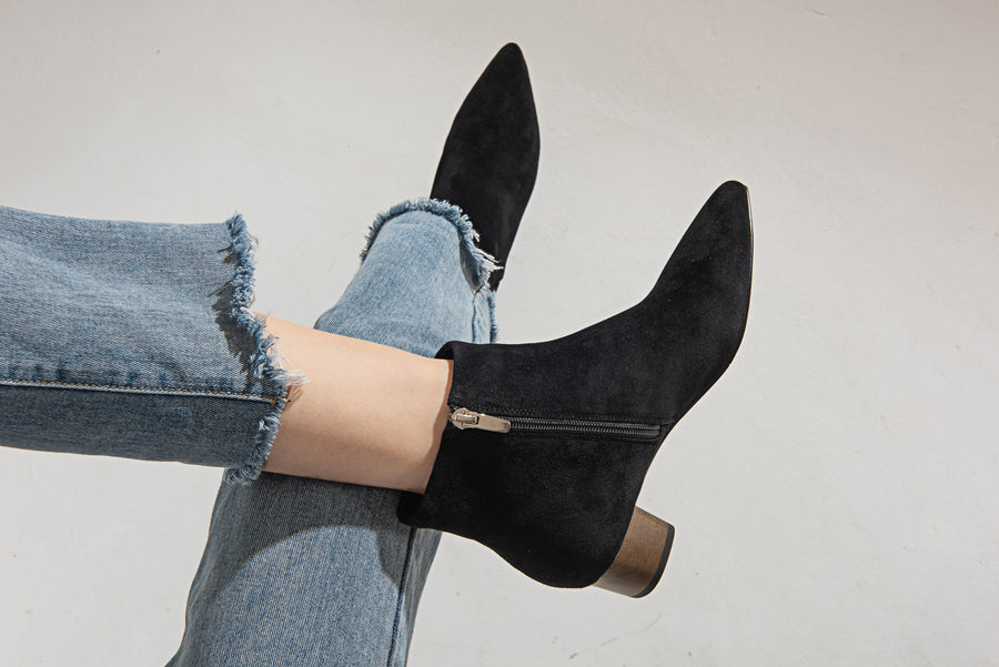 Wesley ankle boots in black FINAL