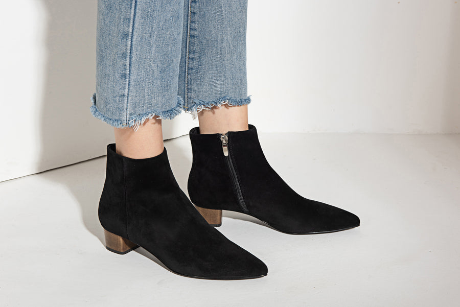 Wesley ankle boots in black FINAL