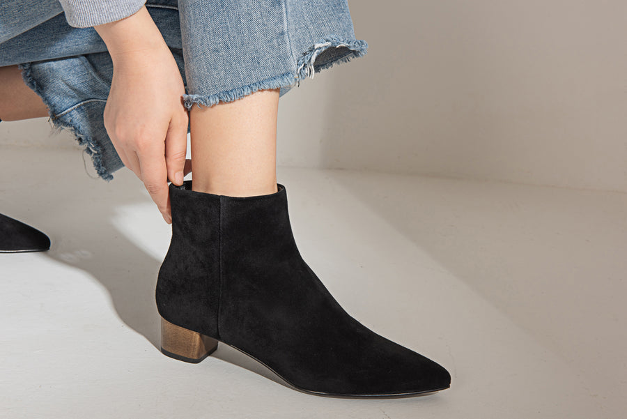 Wesley ankle boots in black FINAL