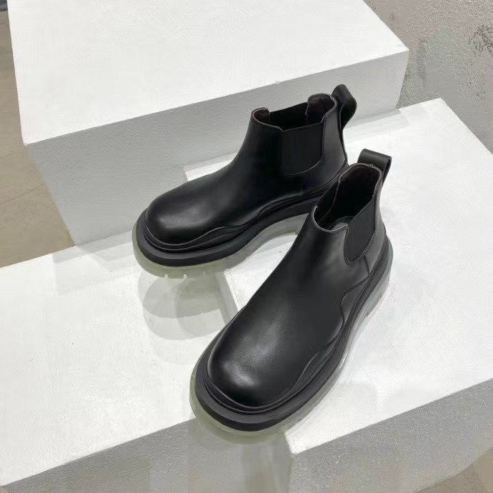 Nieo ankle boots translucent sole