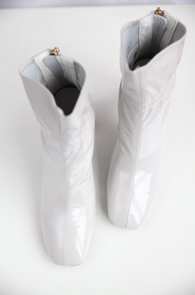 Sabrina boots in Silver white - FINAL SALE