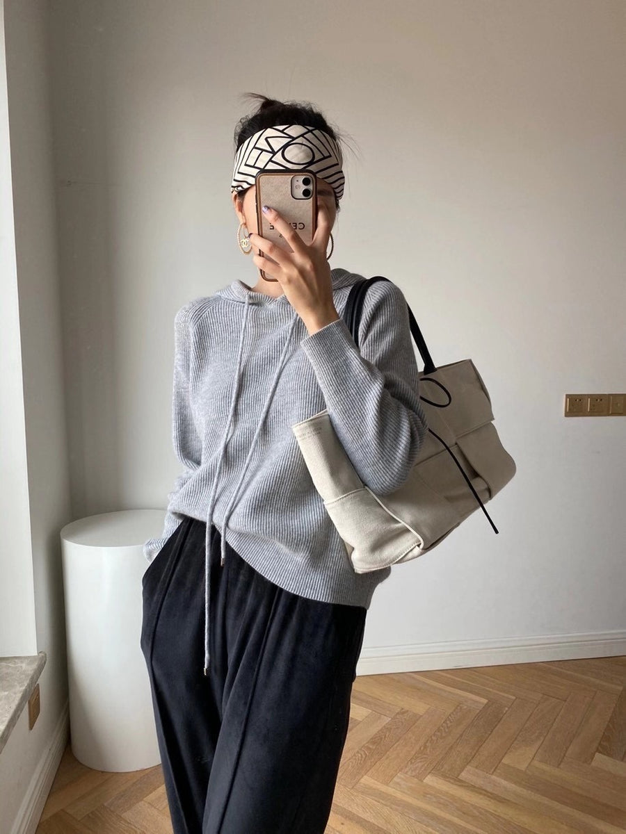 Grey Hoodie sweater