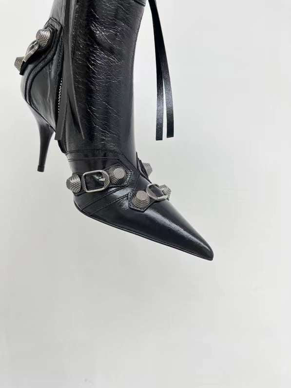 Pillar studded ankle boots