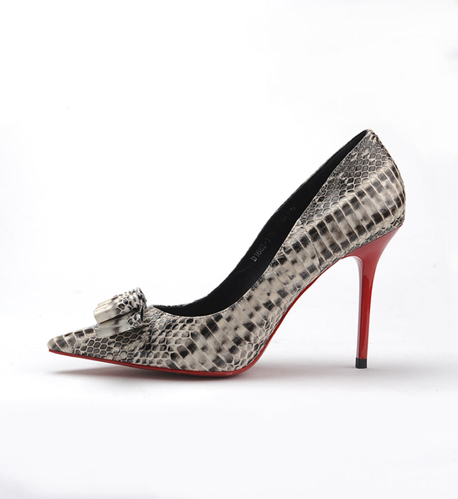 Krush Snakeskin Heels