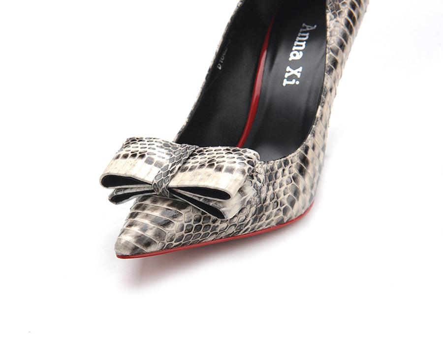 Krush Snakeskin Heels