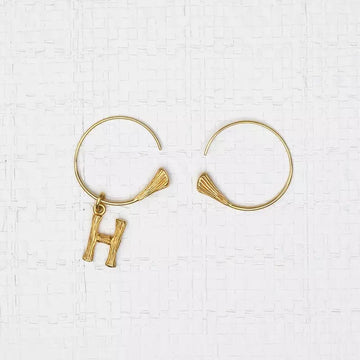 Letter earring