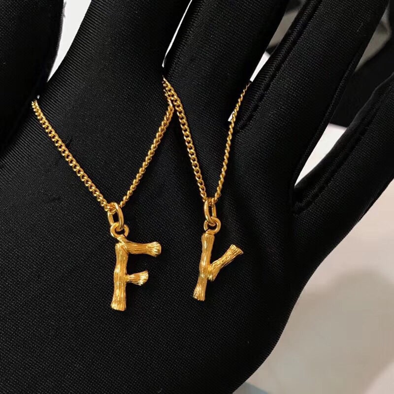 Letter necklace