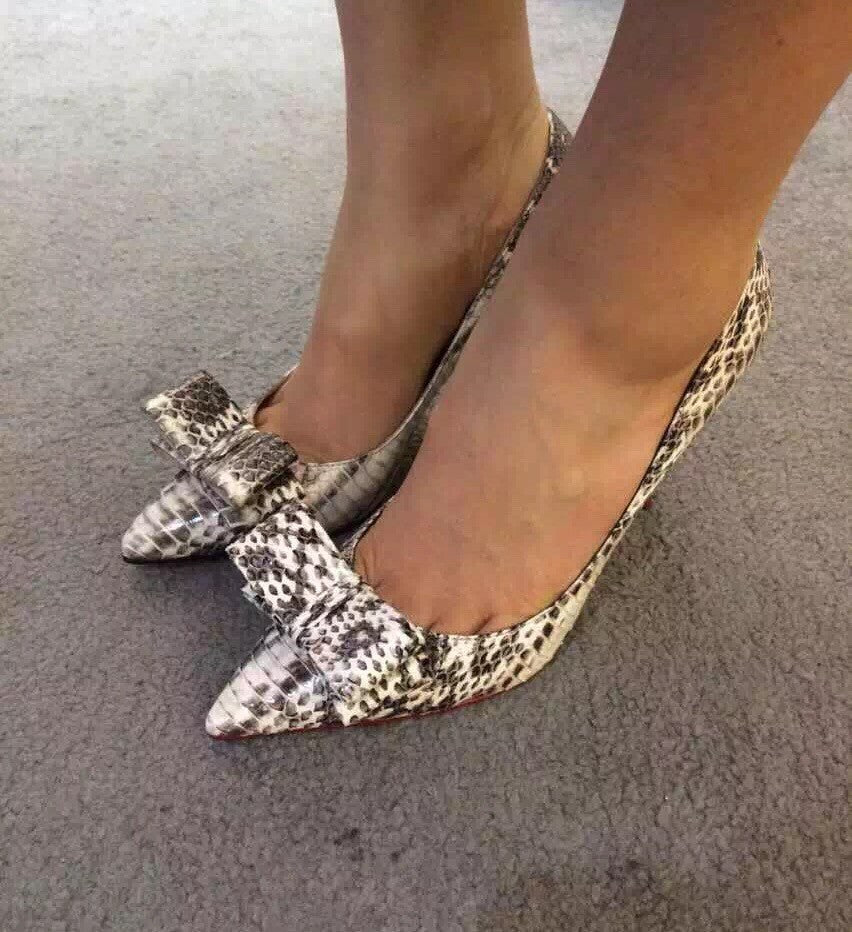 Krush Snakeskin Heels