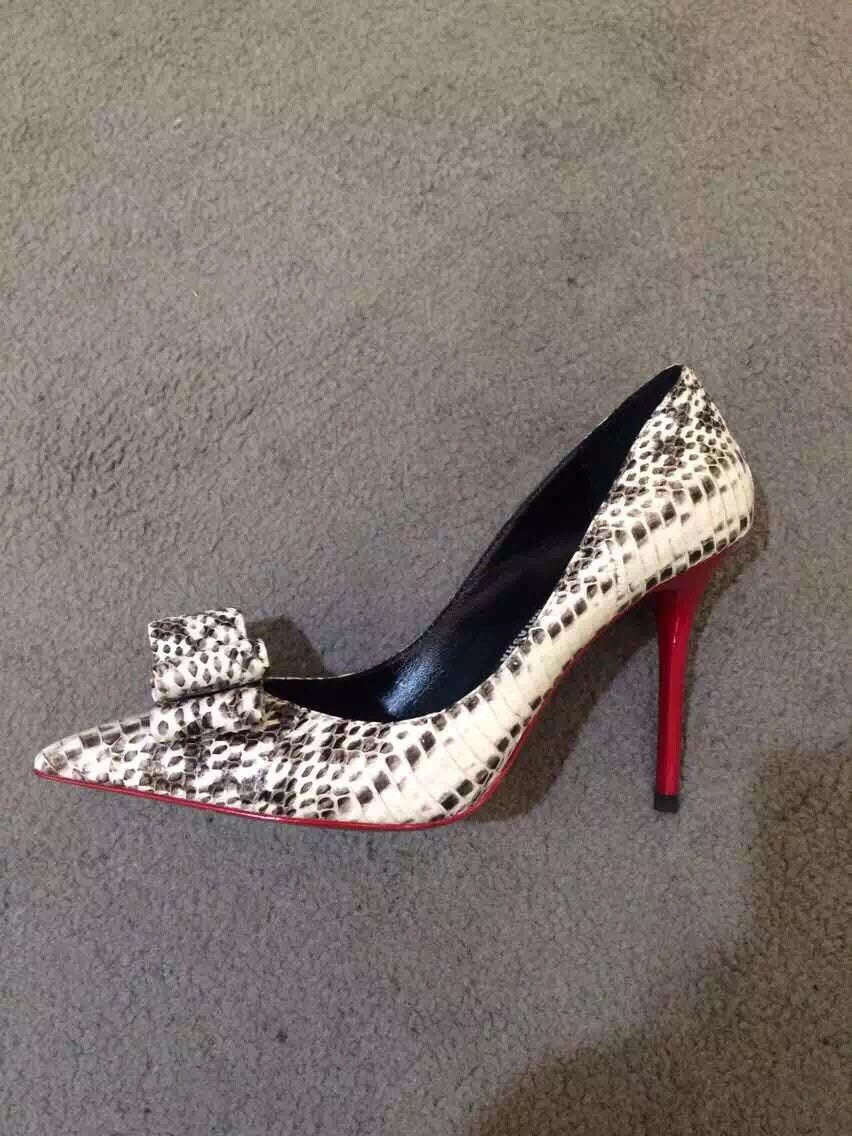 Krush Snakeskin Heels